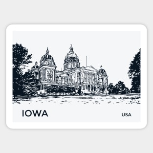 Iowa State USA Sticker